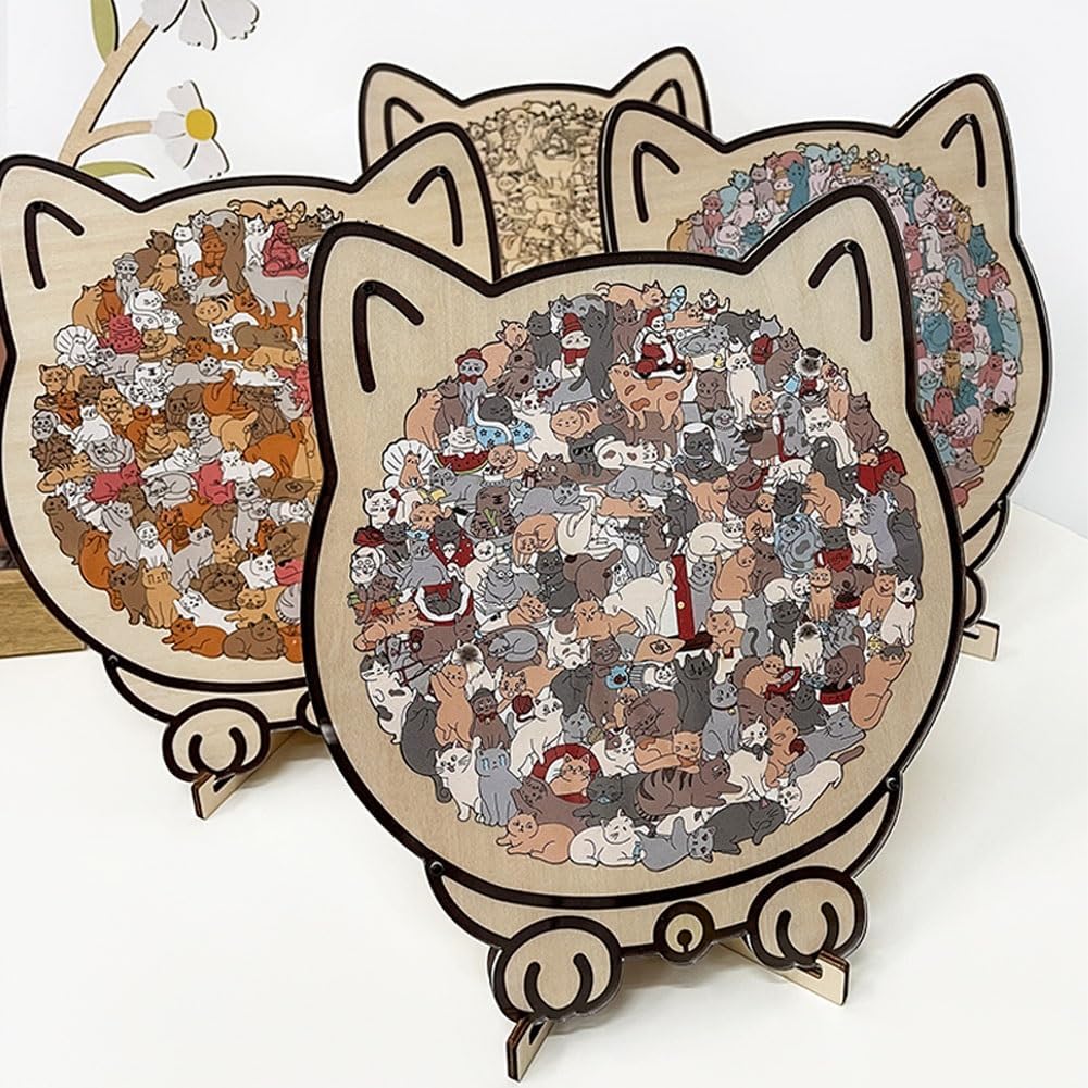 Cat Puzzle Set